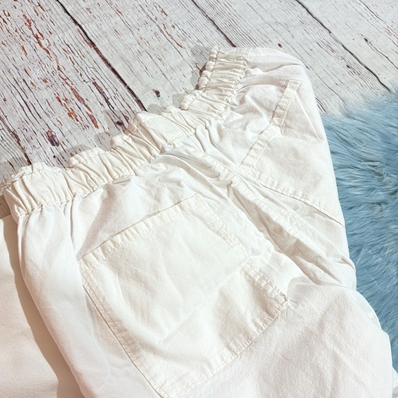 NWT J. Crew Drawstring pant straight leg white in cotton blend - Picture 10 of 10